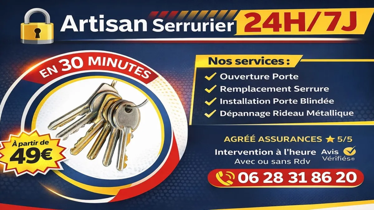 Serrurier Marseille 13008 professionnel pour dépannage serrurerie et ouverture de porte